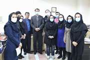 دیدار مدیر بیمارستان جامع بانوان آرش با کارکنان واحد حسابداری به مناسبت روز حسابدار