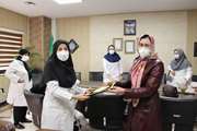 قدردانی از زحمات سیزده ساله دکتر طاهره سوری در بیمارستان آرش