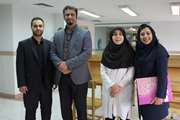 دیدار رئیس و مدیر بیمارستان جامع بانوان آرش با مسئول روابط عمومی به مناسبت روز ارتباطات