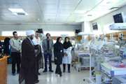 بازدید رئیس اوقاف شرق تهران از بیمارستان جامع بانوان آرش