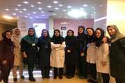 بازدید رئیس بیمارستان جامع بانوان آرش از بخش های این بیمارستان در هفته دوم تعطیلات نوروزی
