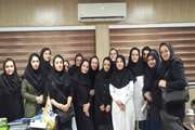 جلسه دکتر کاشانی، رئیس بیمارستان آرش با گروه مامایی بیمارستان