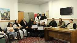 کلاس آمادگی برای زایمان بی درد در بیمارستان آرش برگزار شد