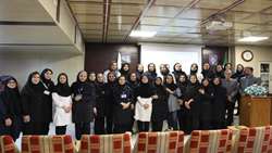 مراسم گرامیداشت روز پرستار و تودیع و معارفه مدیر پرستاری در بیمارستان جامع زنان آرش برگزار شد