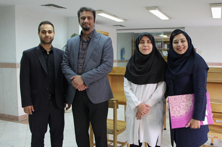 دیدار رئیس و مدیر بیمارستان جامع بانوان آرش با مسئول روابط عمومی به مناسبت روز ارتباطات