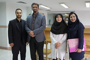 دیدار رئیس و مدیر بیمارستان جامع بانوان آرش با مسئول روابط عمومی به مناسبت روز ارتباطات