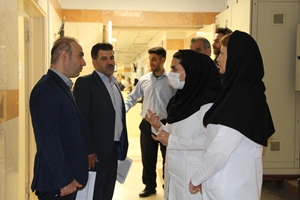 بازدید سرپرست معاونت فنی مدیریت پشتیبانی، نظارت و توسعه امور عمومی دانشگاه از بیمارستان جامع بانوان آرش