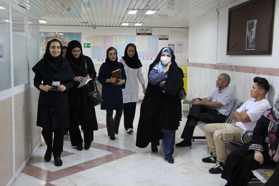 بازدید رئیس سلامت مادر و نوزاد معاونت درمان وزارت بهداشت از بیمارستان جامع بانوان آرش